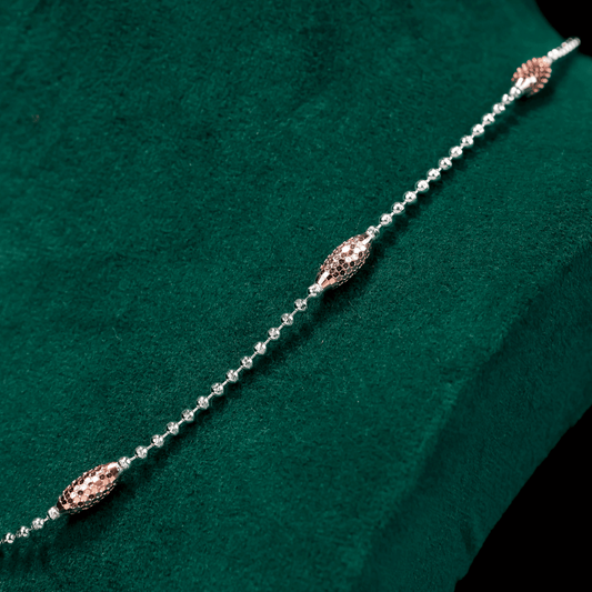 92.5 Silver Celeste Pearl Chain Necklace