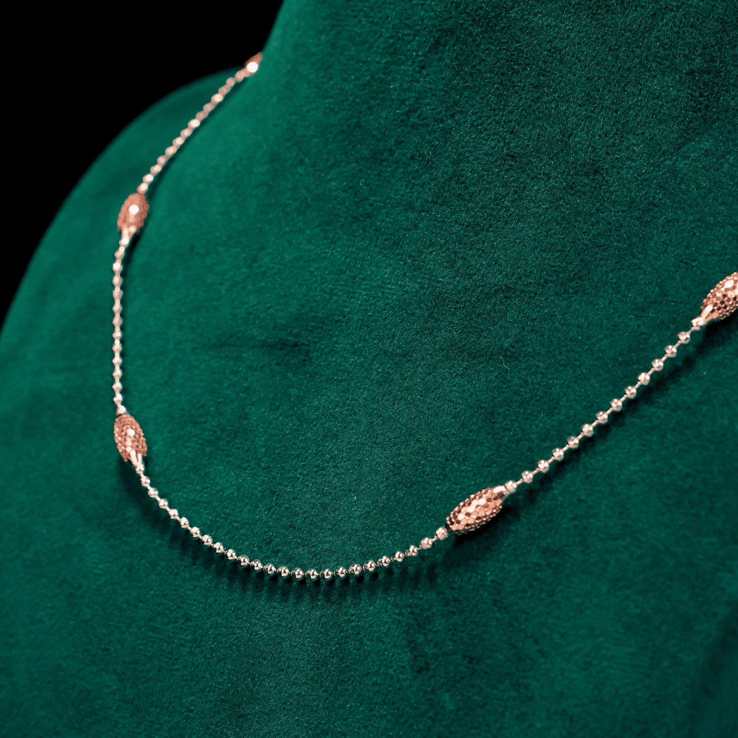 92.5 Silver Celeste Pearl Chain Necklace