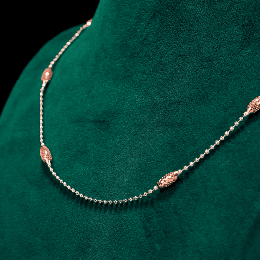 92.5 Silver Celeste Pearl Chain Necklace