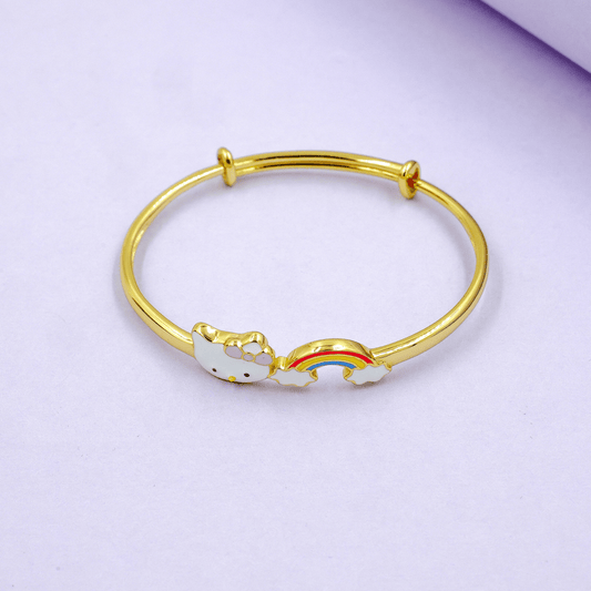 Rainbow Cloud Kitty 92.5 Silver Kada