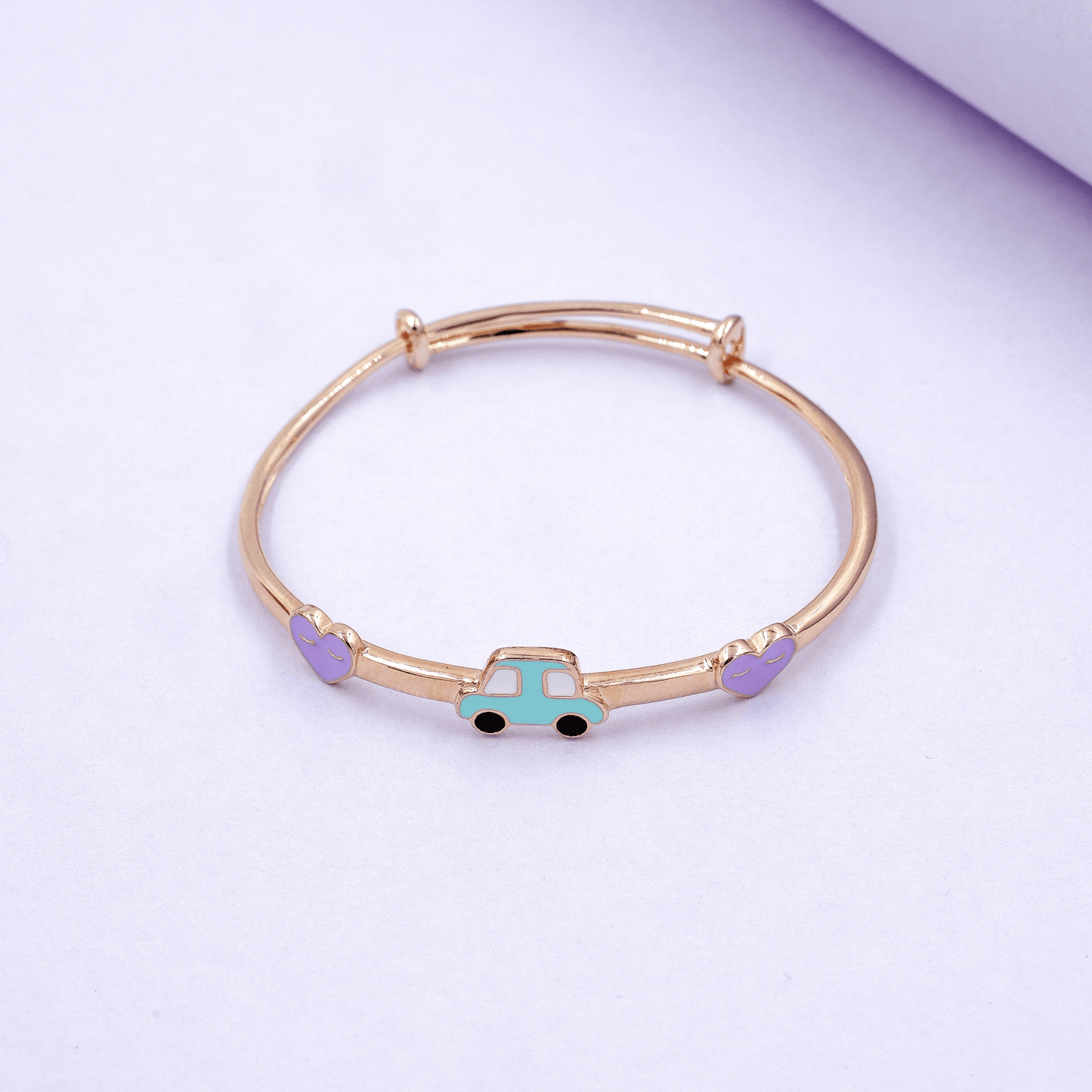 Purple Heart Car 92.5 Silver Kada