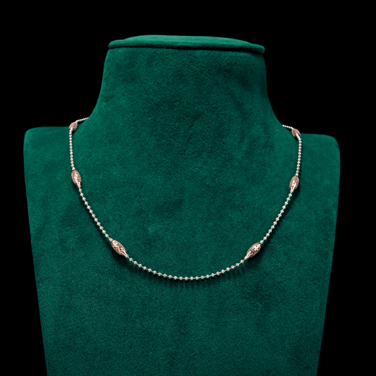 92.5 Silver Celeste Pearl Chain Necklace